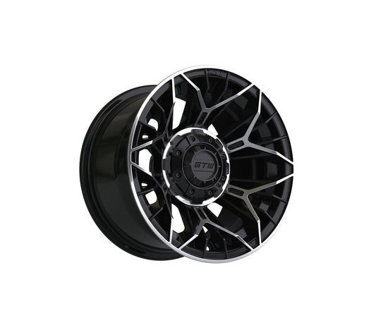 12" GTW Stellar Machined & Black Wheel