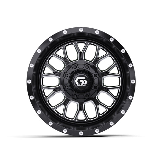 12" GTW Helix Black & Machined Wheel