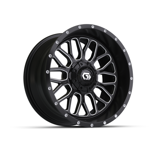 14" GTW Helix Black & Machined Wheel