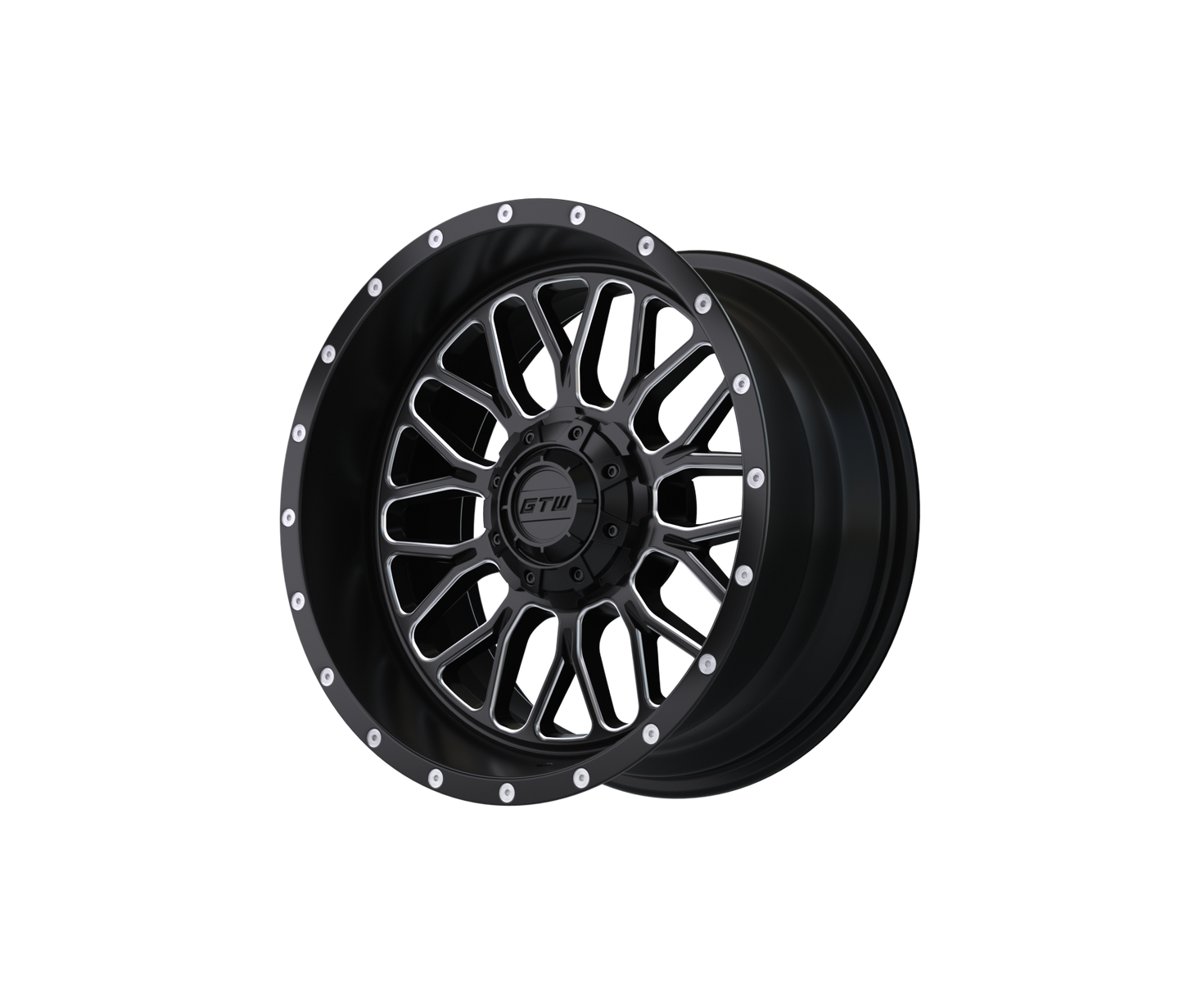 14” GTW Helix Black & Machined Wheel