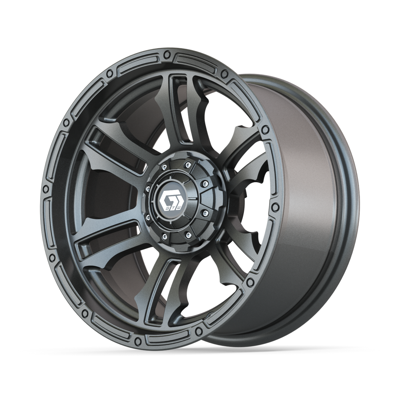 14" GTW Shogun Gloss Gunmetal Wheel