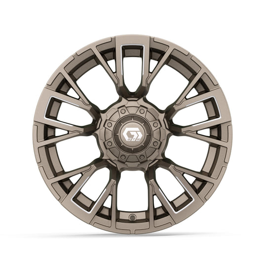 14" GTW Vandal Satin Bronze with Machined Accents Wheel