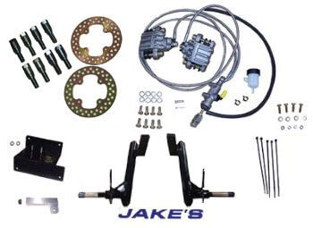 Jakes Brake Kit Club Car Precedent 2004-2008 with Jakes A Arm Lift Kit - Front Disc Brakes