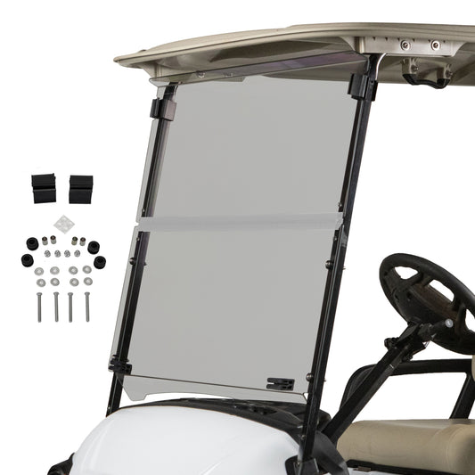 Yamaha Drive2 Tinted Folding Windshield (Years 2017-Up)