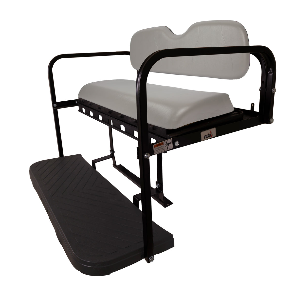 GTW MACH3 Rear Flip Seat Club Car Precedent, Tempo, Onward - Gray