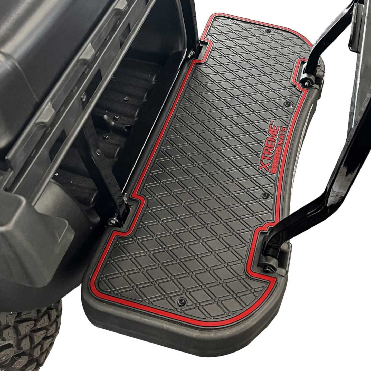 Xtreme Mats PRO Series Rear Seat Floor Mat | MadJax Genesis 250/300 – Black/Red