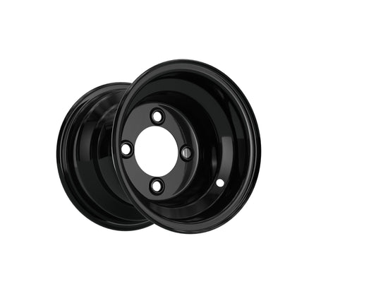8" GTW Gloss Black Steel Wheel (Centered)