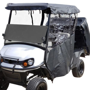 RedDot Cushman Hauler Black 3-Sided Over-The-Top Vinyl Enclosure Throw over Enclosure