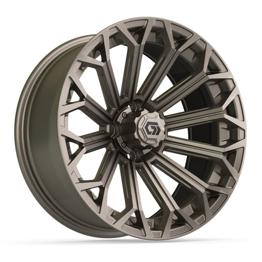 GTW® Phantom Matte Bronze 16" Golf Cart Wheel - Single