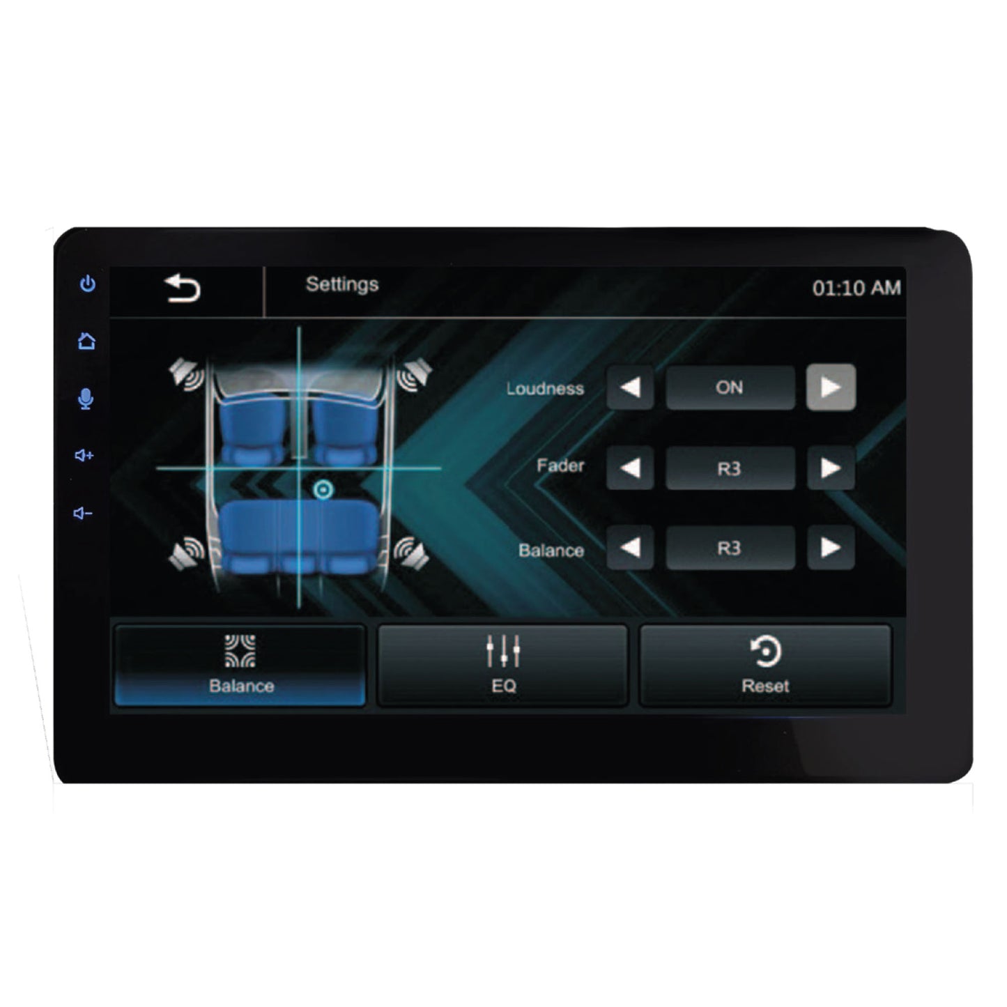 Navitas 10" Touchscreen LCD Display with Backup Camera | Apple CarPlay & Android Auto