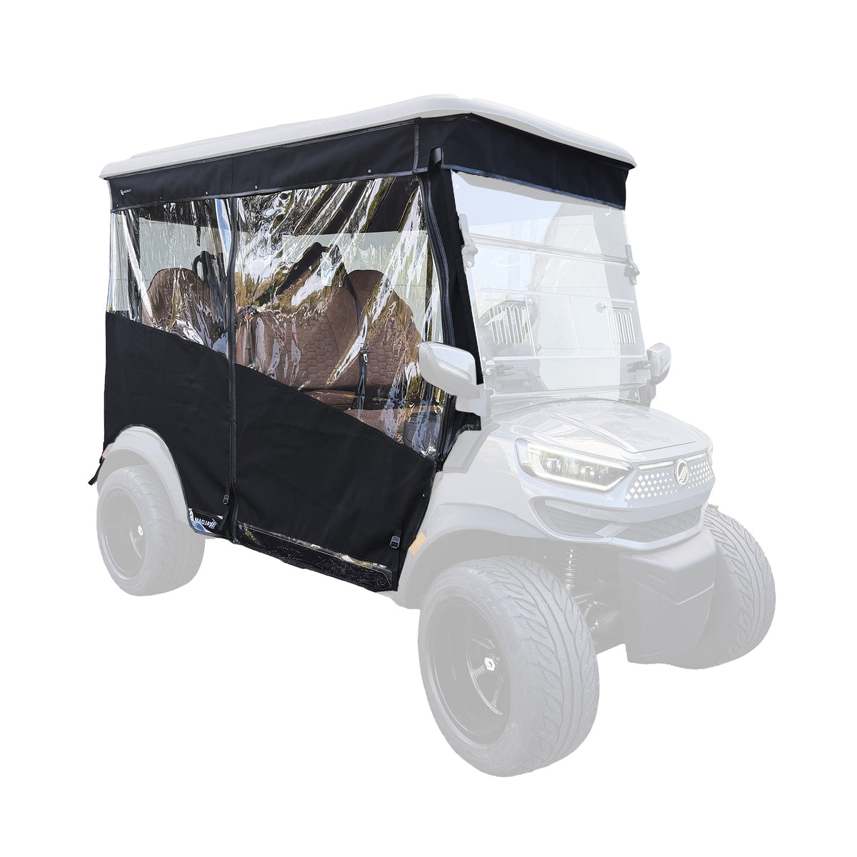 RedDot Chameleon 3-Sided Black Enclosure – Madjax Ascent 4-Passenger (Track Style)