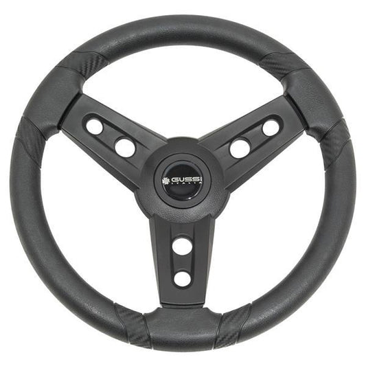 Gussi Italia® Lugana Steering Wheel – Club Car Precedent, Onward & Tempo Black