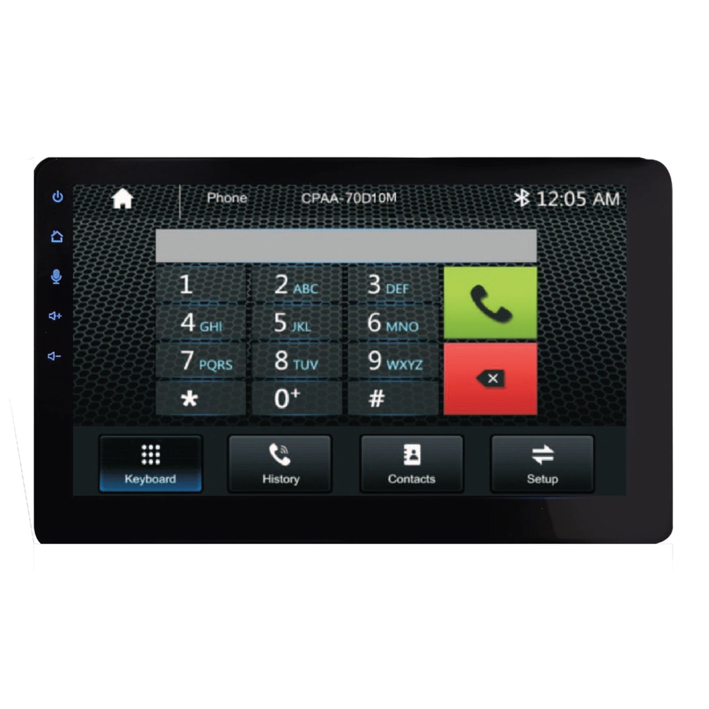 Navitas 10" Touchscreen LCD Display with Backup Camera | Apple CarPlay & Android Auto