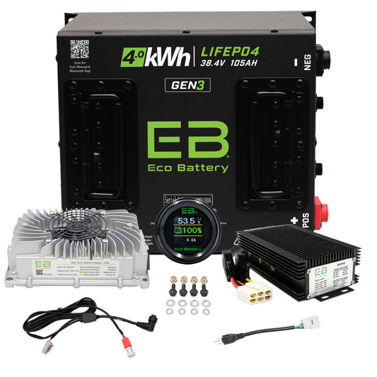 Yamaha G1-G16 (36V) Eco Lithium 38V 105Ah GEN3 Battery Bundle
