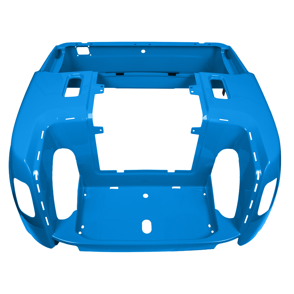 EZGO RXV Capri Blue Front Cowl & Rear Body Kit (2008-2023)