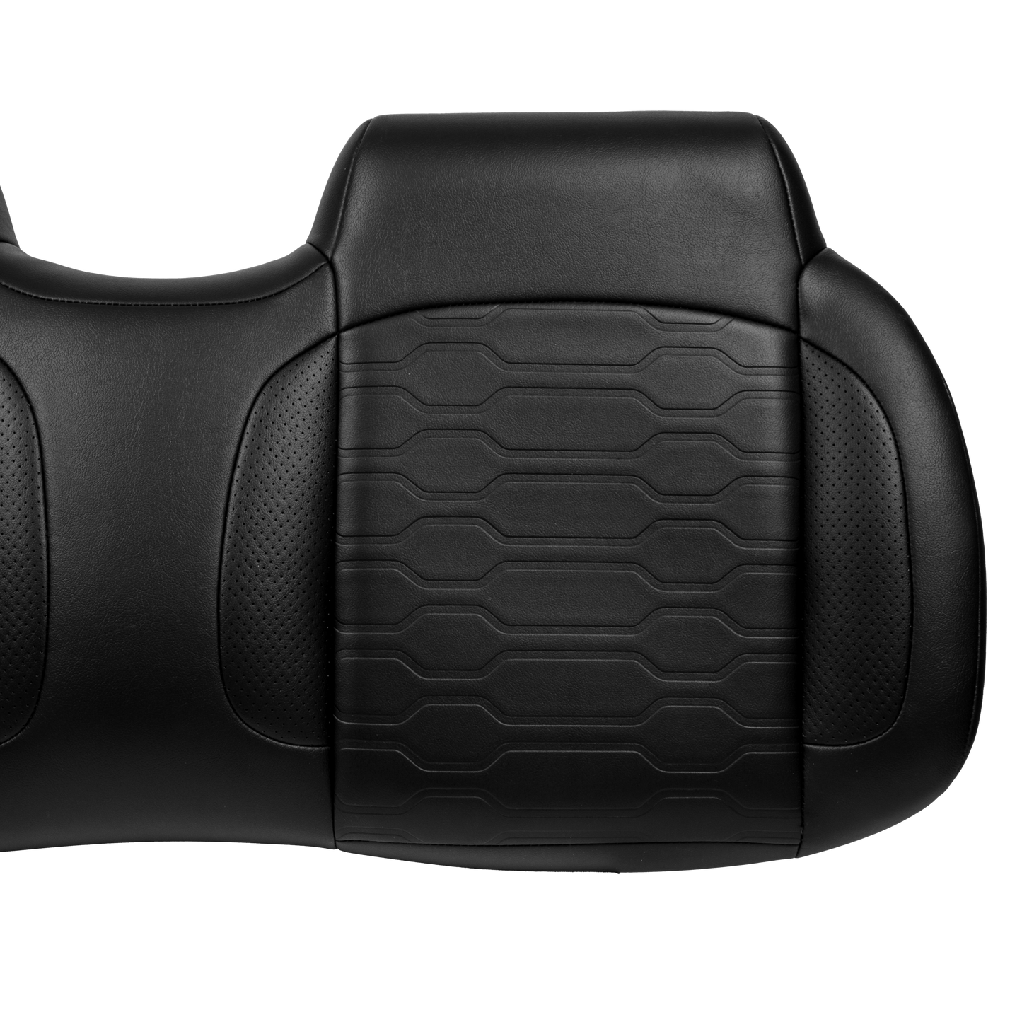 MadJax Black Aspen Front Seat Cushions | Club Car Precedent, Tempo, Onward