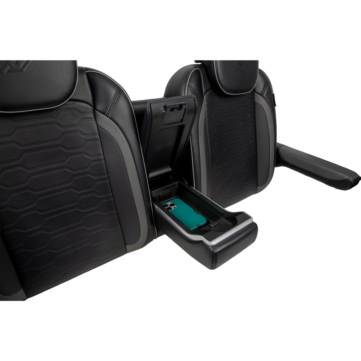 MadJax Black Commander Front Seat Cushions | EZGO TXT & MadJax XSeries Golf Carts
