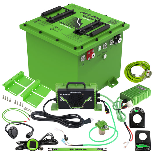 Bolt Energy 38.4V 105Ah LiFePO4 Lithium Battery Kit for Yamaha G1, G8, G9, G14 & G16 Golf Carts Pro