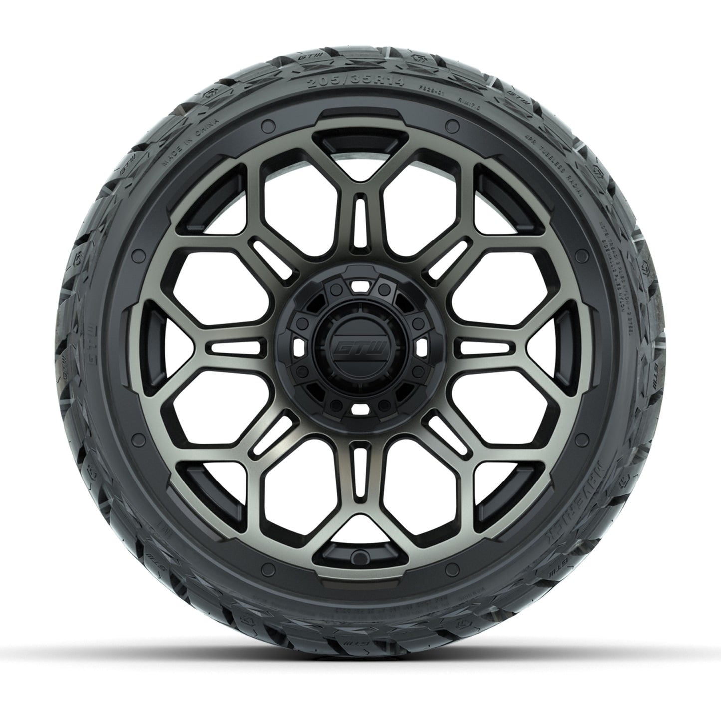 GTW Bravo Bronze 14" Wheels with 205/35-R14 Maverick Low-Profile All-Terrain Tires – Full Set