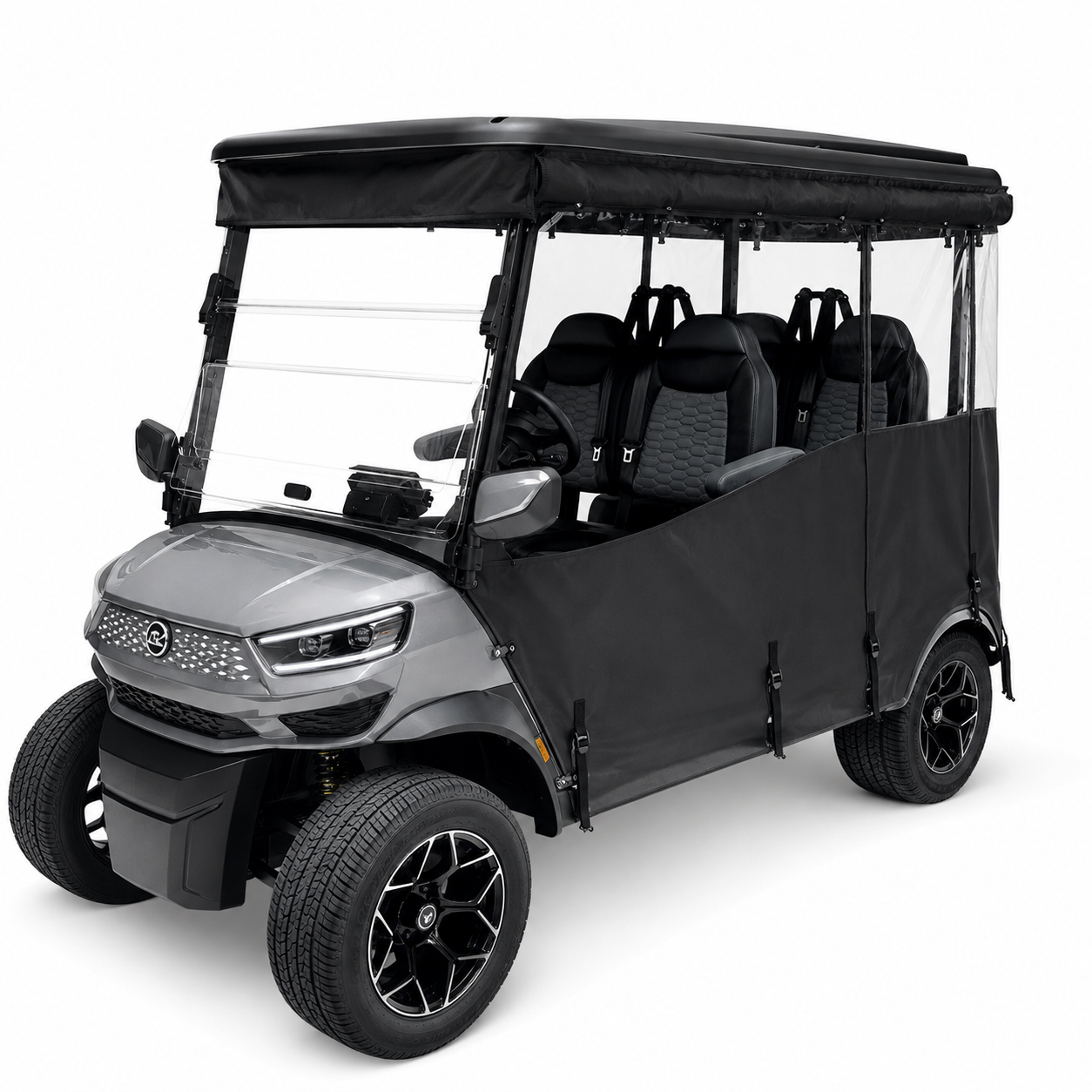 RedDot Chameleon 3-Sided Black Enclosure – Madjax Ascent 4-Passenger (Track Style)