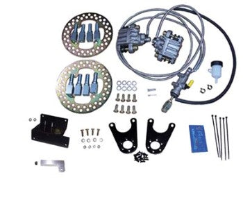 Jake’s Club Car Precedent Disc Brake Kit W/ Spindle Lift (Years 2008.5-Up) - Front Disc Brakes