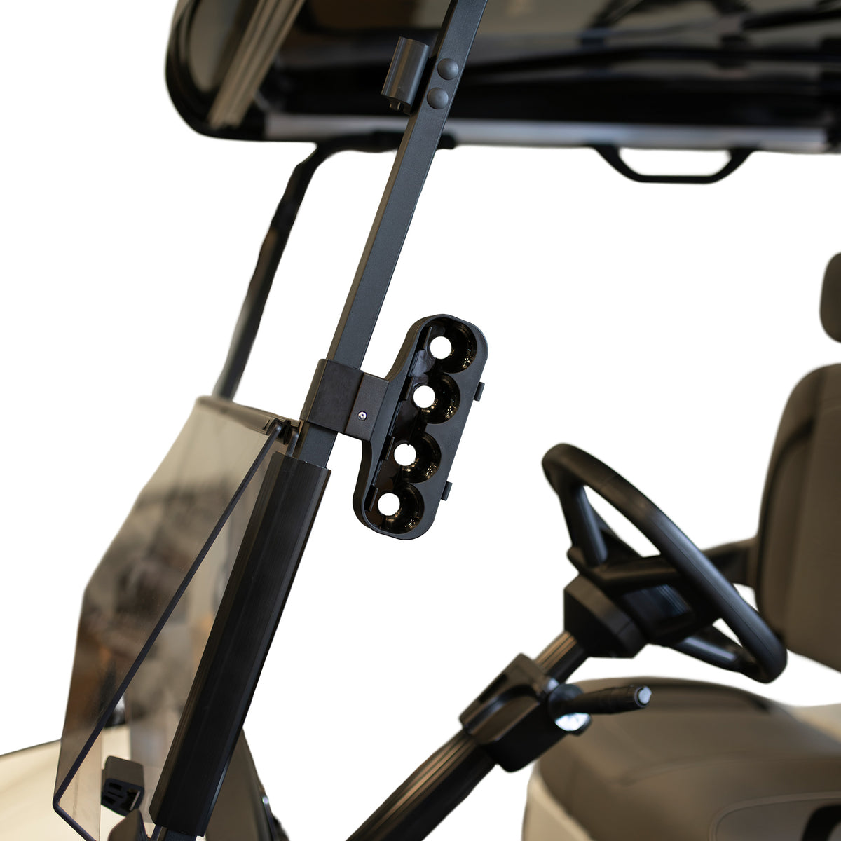 GTW BaseClamp Golf Cart Ball & Tee Holder with Mounting Clamp