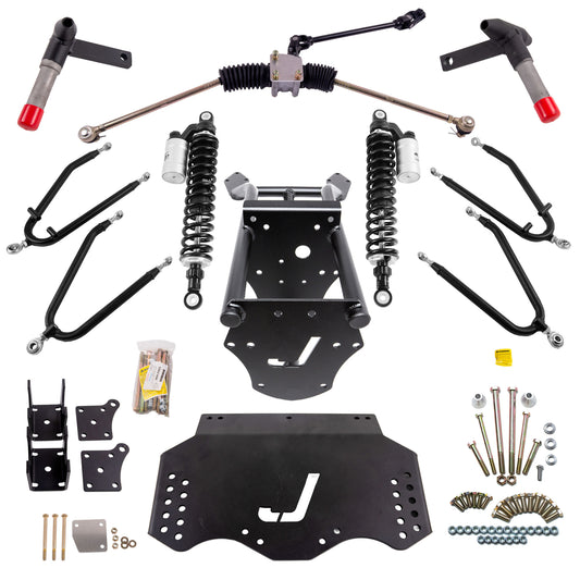 Jake’s EZGO TXT Electric Long Travel Kit (Years 2001.5-2013.5) w/Updated External Reservoir Shocks
