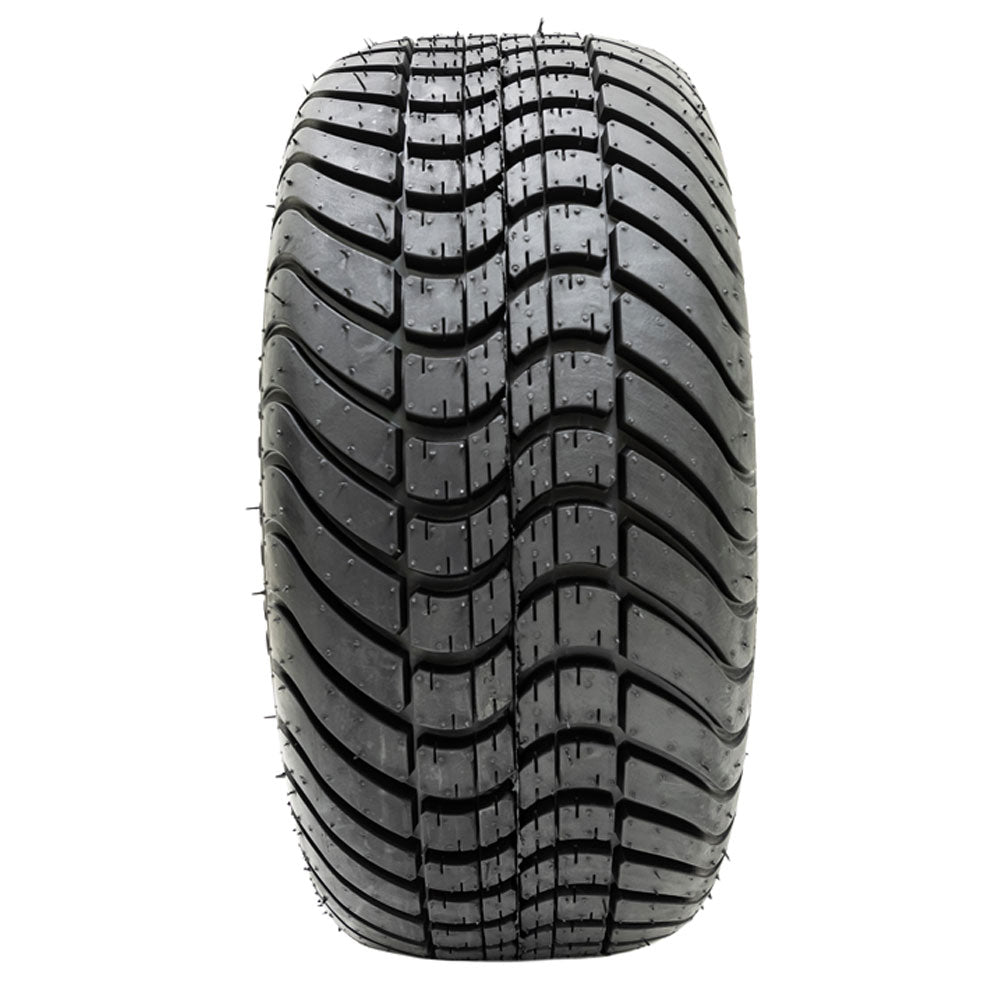 GTW Specter 12" Black & Machined Wheels with 18" Mamba DOT Street Tires — Set of 4