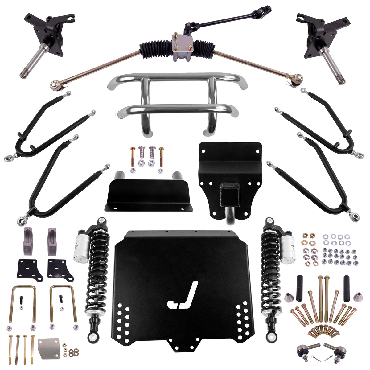 Jake's Long Travel Lift Kit | Club Car DS w/ 4-Wheel Mechanical Brakes (1992-Up) w/ External Reservoir Shocks
