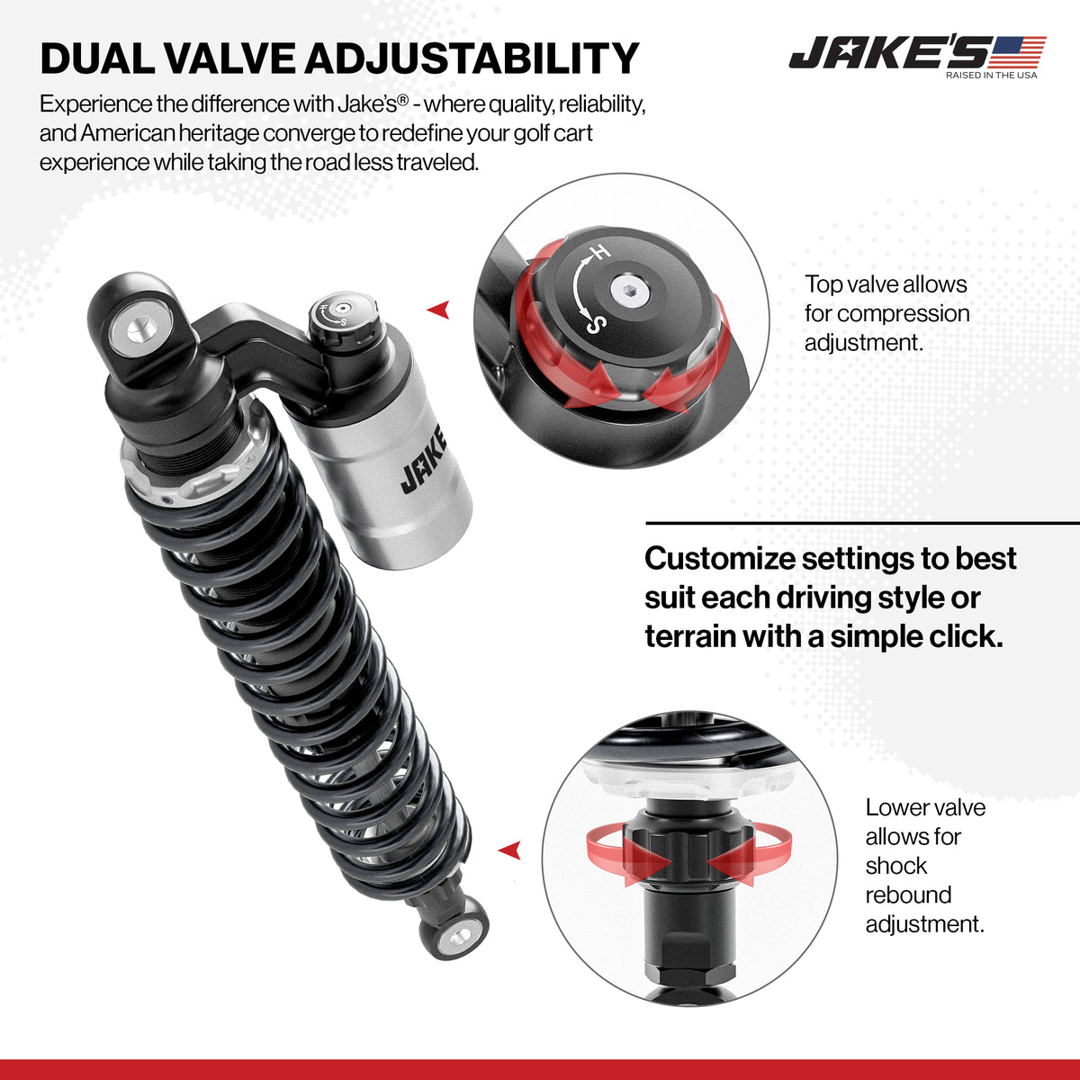 Jake's Long Travel Lift Kit | Yamaha Drive2 Electric (2017-Up) w/ External Reservoir Shocks