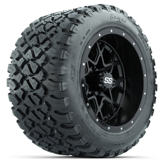 Set of (4) 12" GTW Vortex Wheels with 20x10-R12 GTW Nomad All-Terrain Tires