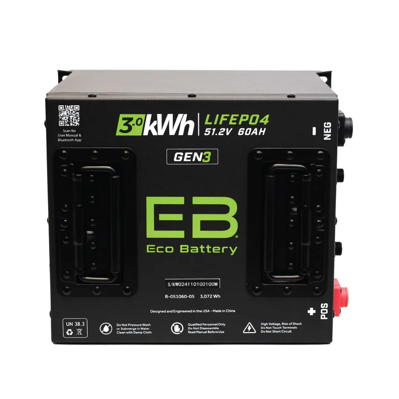 Eco Lithium Battery 51v Choose your Golf Cart Model NEW 60ah