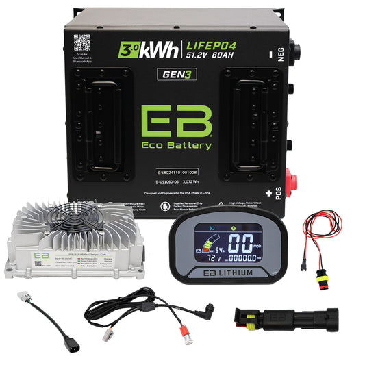 Eco Lithium Battery Complete Bundle Advanced Ev 2021-2023 60 ah Gen 3 10 Year Warranty (Copy)