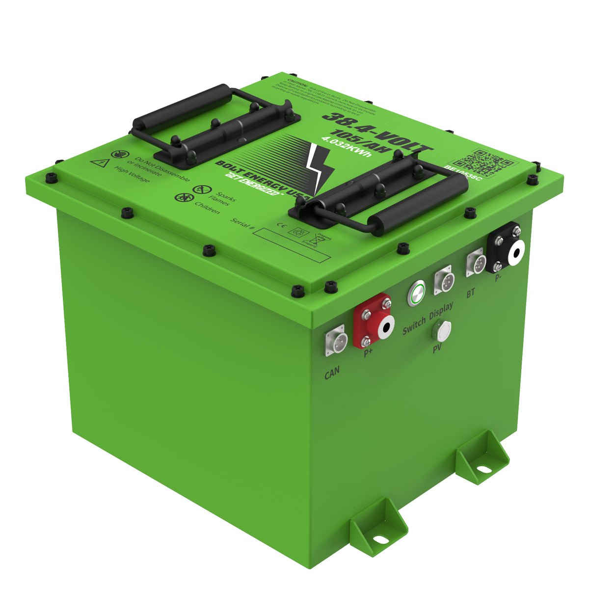 EZGO TXT Bolt Lithium 38V 105Ah Battery Bundle - 12 Year Warranty