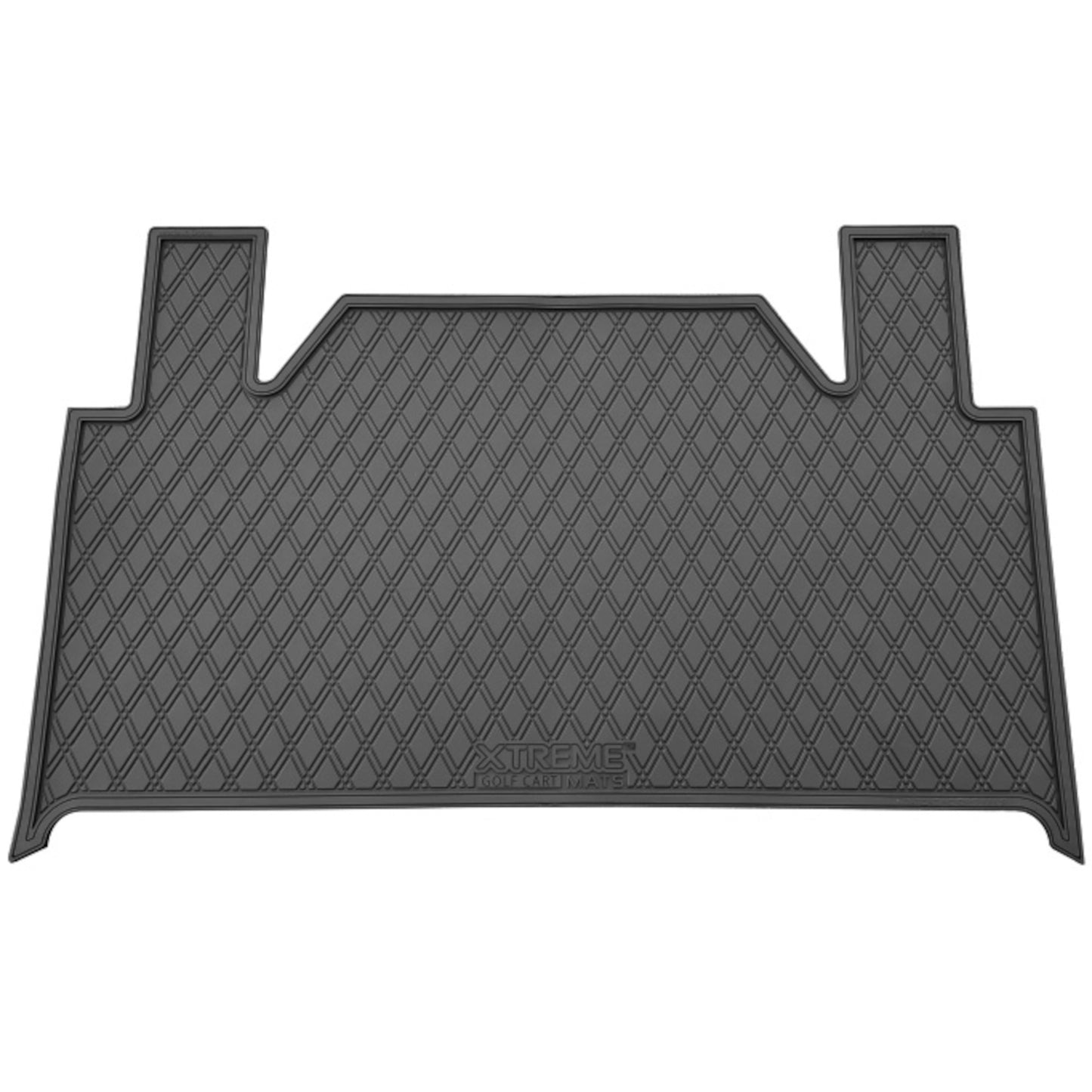 Xtreme Mats Full Coverage Golf Cart Floor Mat – Denago Rover 4F | All Black 2-Piece Set