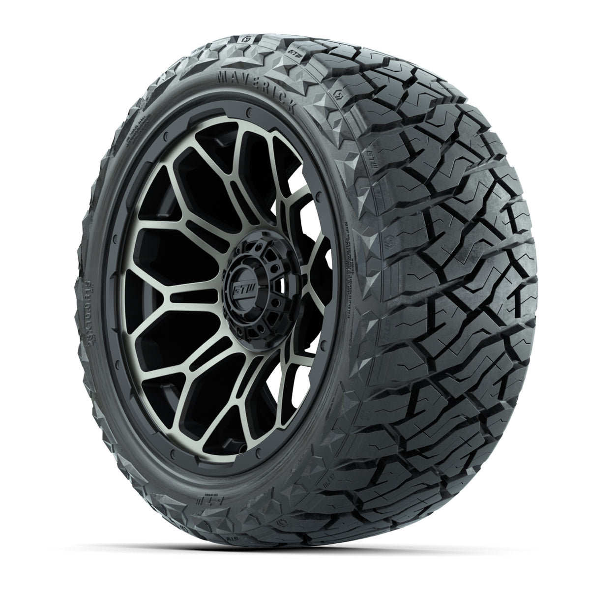GTW Bravo Matte Bronze 15 in Wheels with 23x10.00-R15 Maverick All-Terrain Tires – Full Set