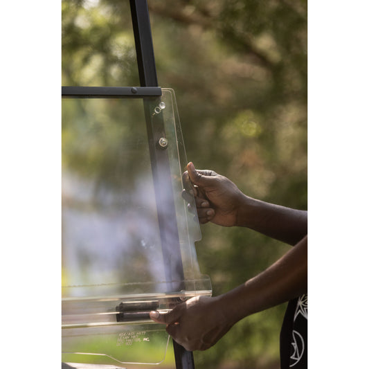 Clear Folding Dot As5 windshield for Street legal Golf Carts - Choose your model