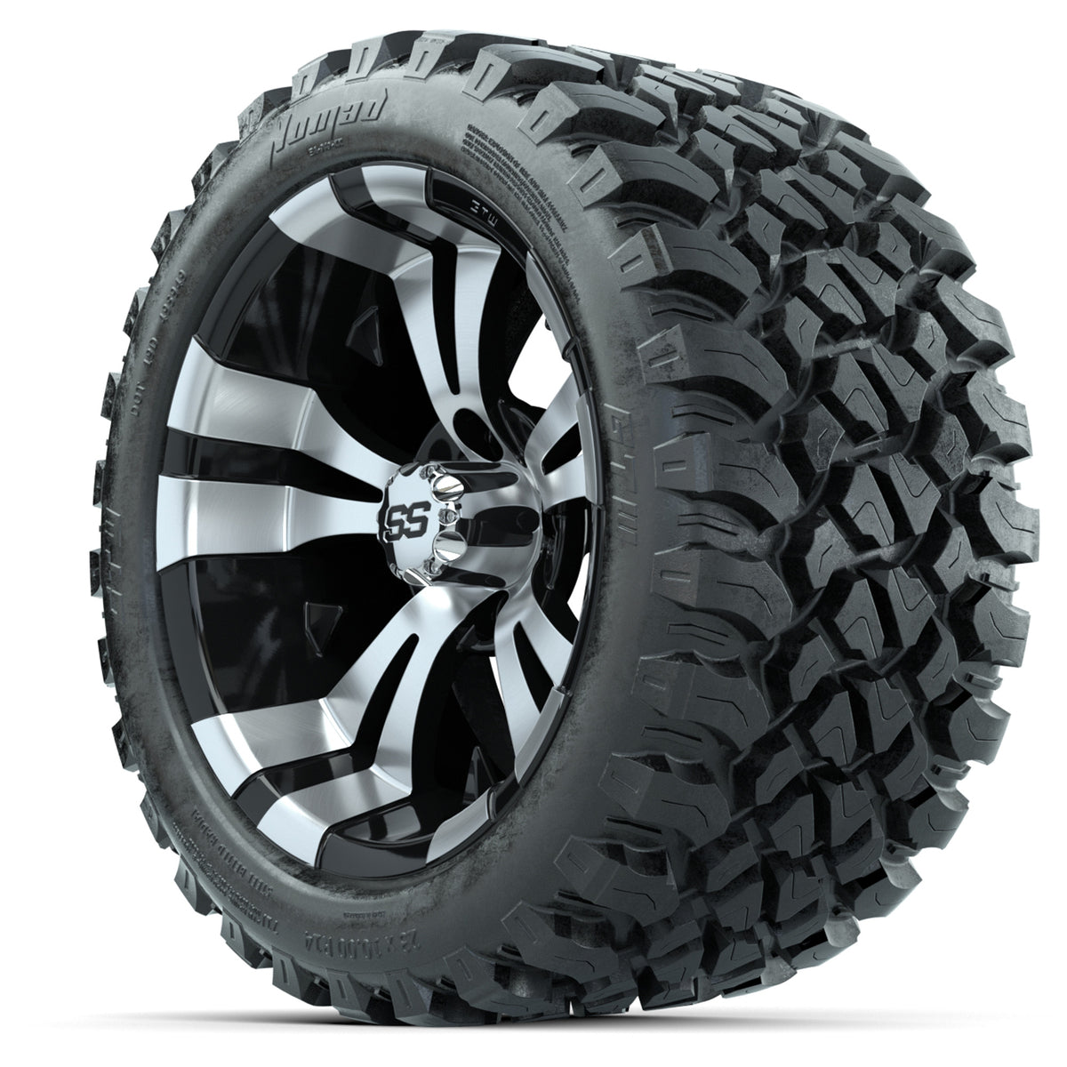 Set of (4) 14" GTW Vampire Wheels with 23x10-14 GTW Nomad All-Terrain Tires