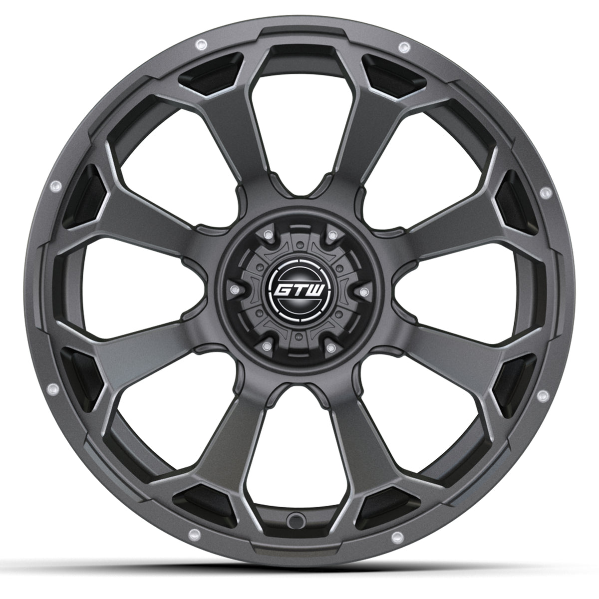15" GTW Raven Off-Road Matte Gray Wheel