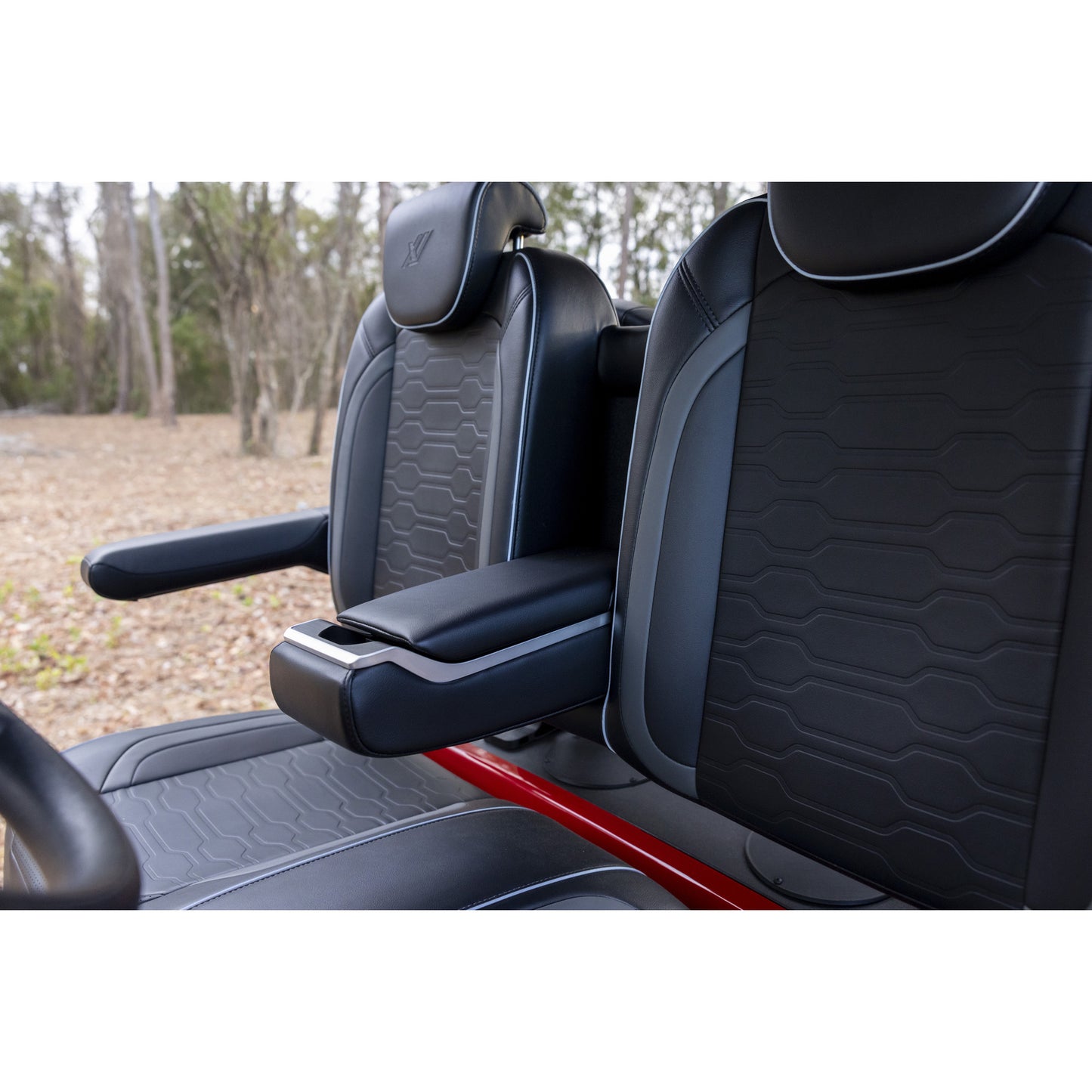 MadJax Black Commander Front Seat Cushions | EZGO TXT & MadJax XSeries Golf Carts