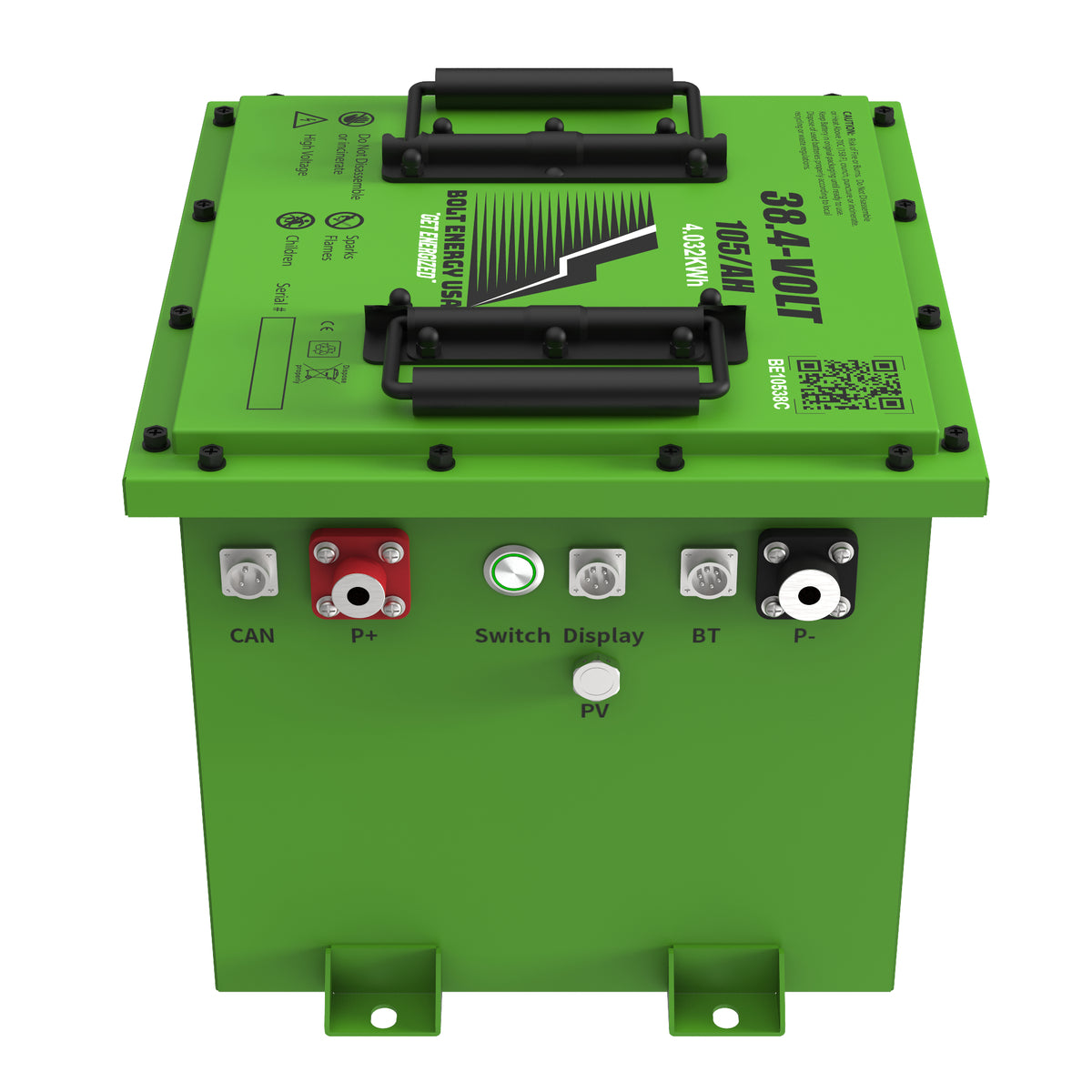 EZGO TXT Bolt Lithium 38V 105Ah Battery Bundle - 12 Year Warranty