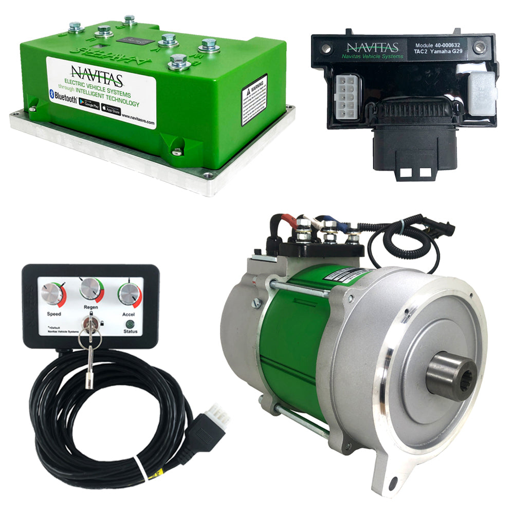 Navitas 600-Amp 4KW DC to AC Conversion Kit for Yamaha G22 / G29 / Drive2 – Bluetooth + OTF Programmer