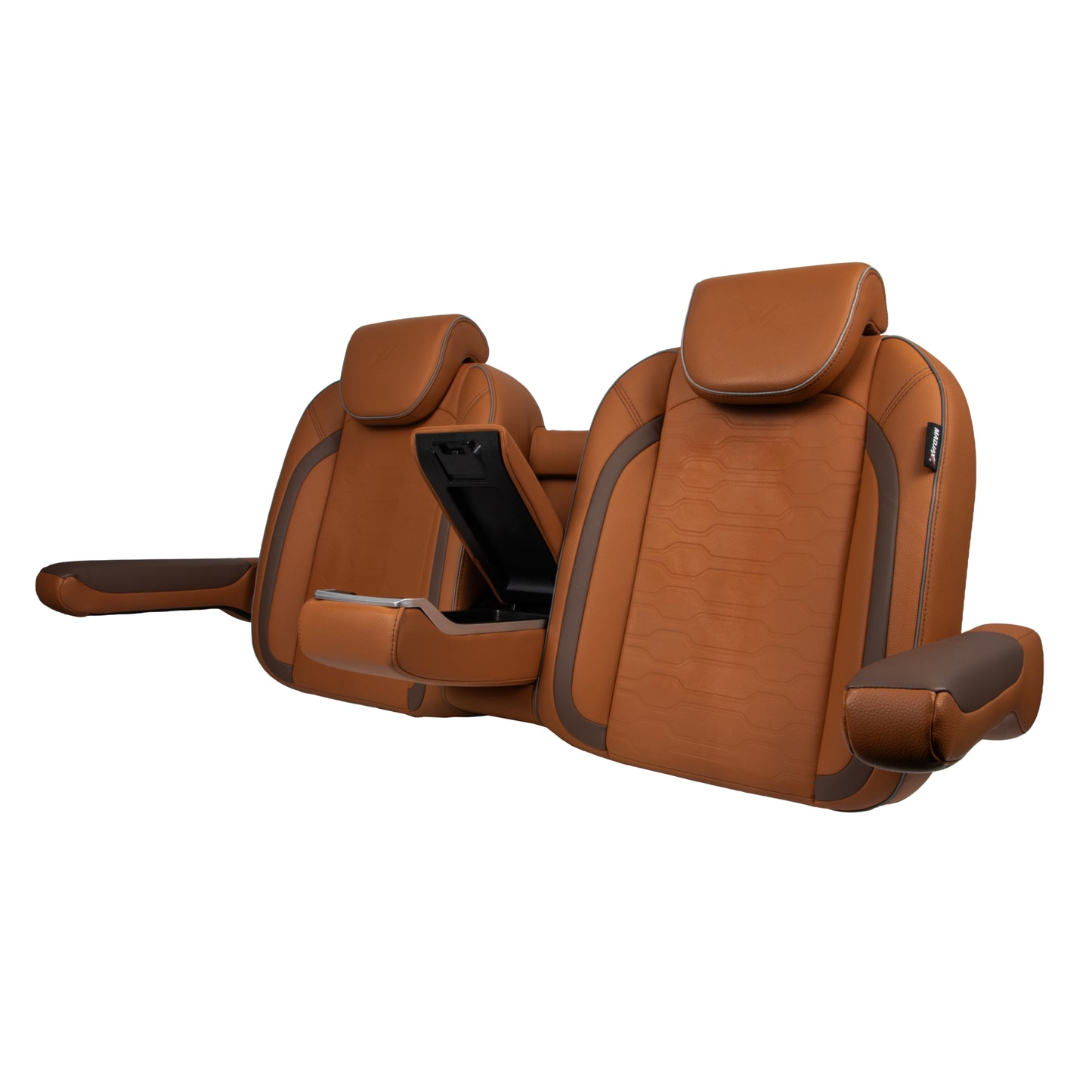MadJax Caramel Commander Front Seat Cushions | EZGO TXT & MadJax XSeries Golf Carts