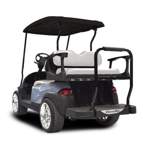 MadJax Genesis 250 Steel Rear Seat Kit with White Cushions - Club Car Precedent, Tempo, Onward