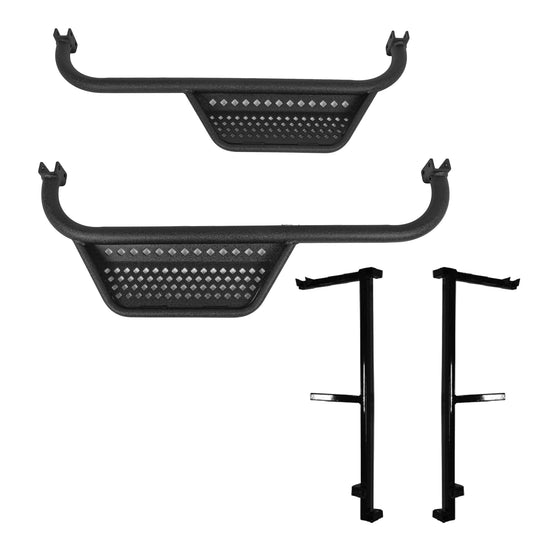 MadJax® EZGO RXV Armor Nerf Bars with Drop Down Side Step and Brackets