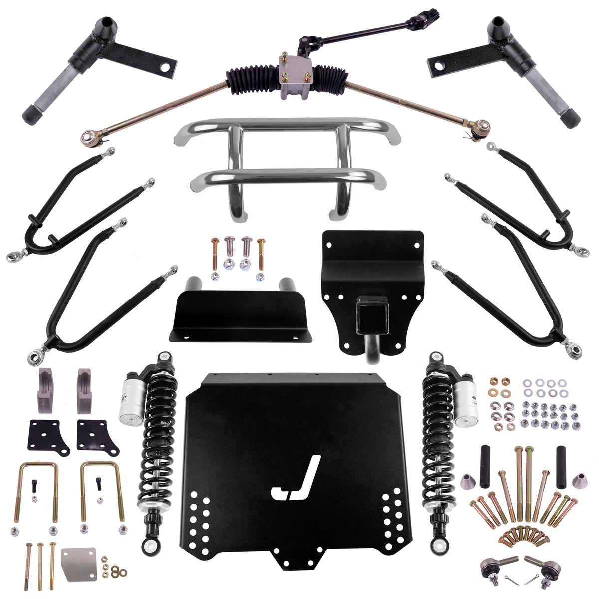 Jake's Long Travel Lift Kit | Club Car DS Electric (1981–2004.5) & Gas (1996.5–2004.5) w/ External Reservoir Shocks