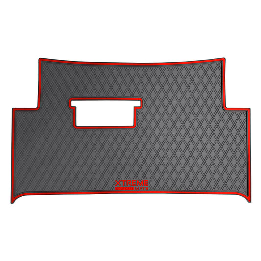 Xtreme Mats Full Coverage Golf Cart Floor Mat – Atlas | Black & Red Trim