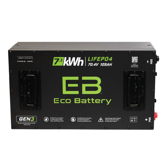 Eco Battery 70V 105Ah LifePo4 Lithium Battery Only