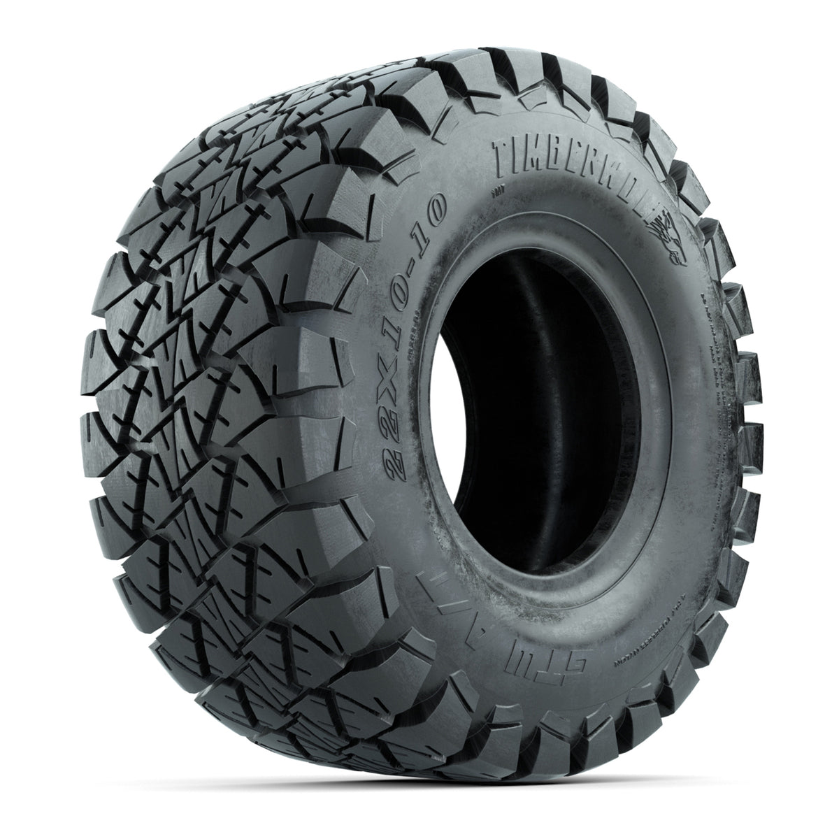 GTW Timberwolf 22x10-10 All-Terrain Golf Cart Tire (4-Ply)