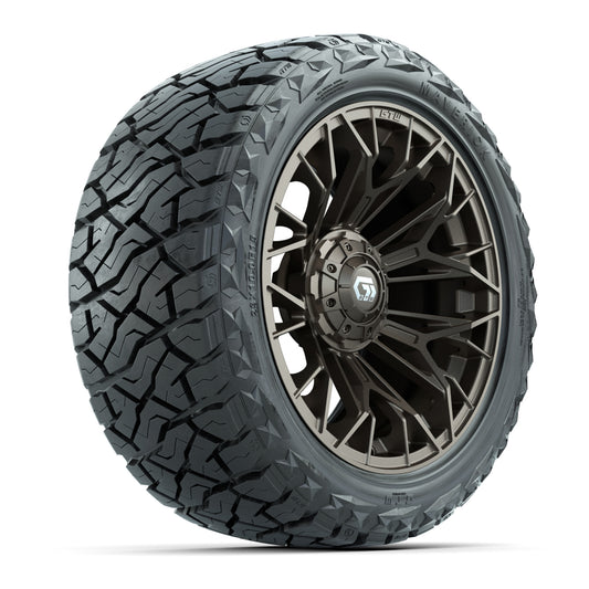 GTW Stellar Matte Bronze 15" Wheels & 23x10.00-R15 Maverick All-Terrain Tires – Set of 4